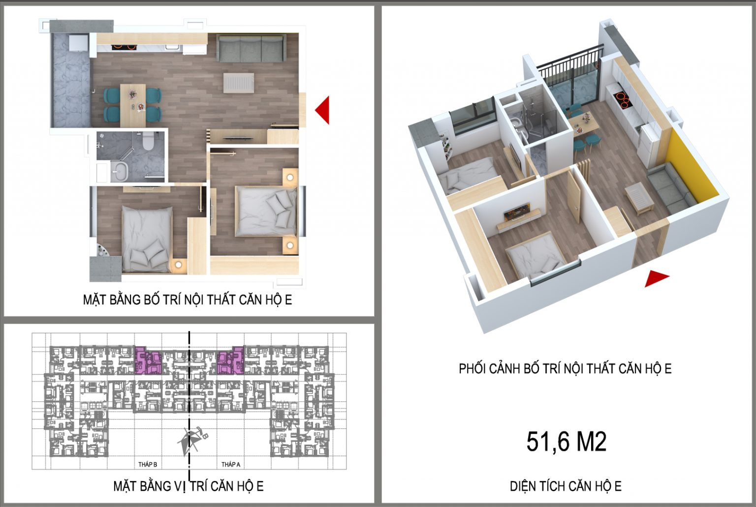 Căn hộ loại E NT Home