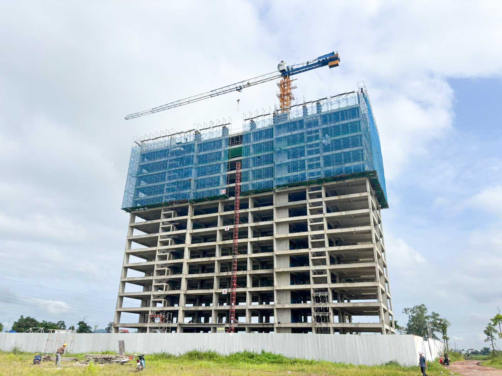 Tiến độ thi công tòa NOXH Việt Hàn Capital ngày 08/08/2026