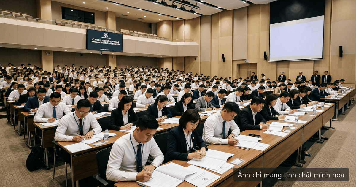 Kỳ thi sát hạch cấp chứng chỉ hành nghề môi giới bất động sản tại Hà Nội