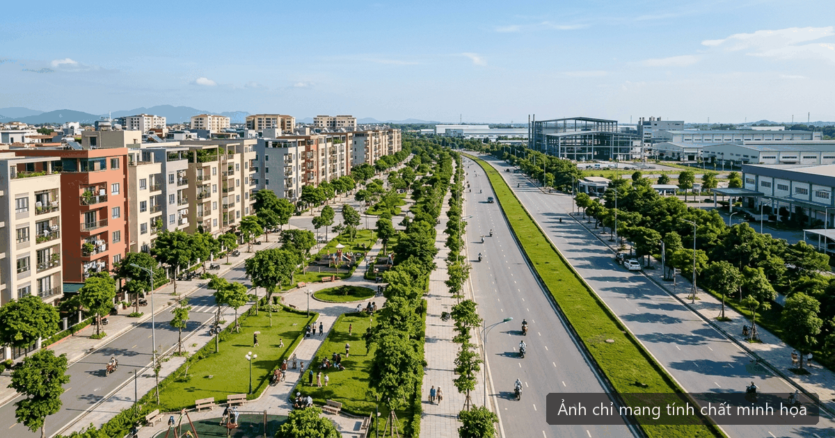 Khu quy hoạch nhà ở xã hội và đô thị dịch vụ công nghiệp tại Phổ Yên Thái Nguyên