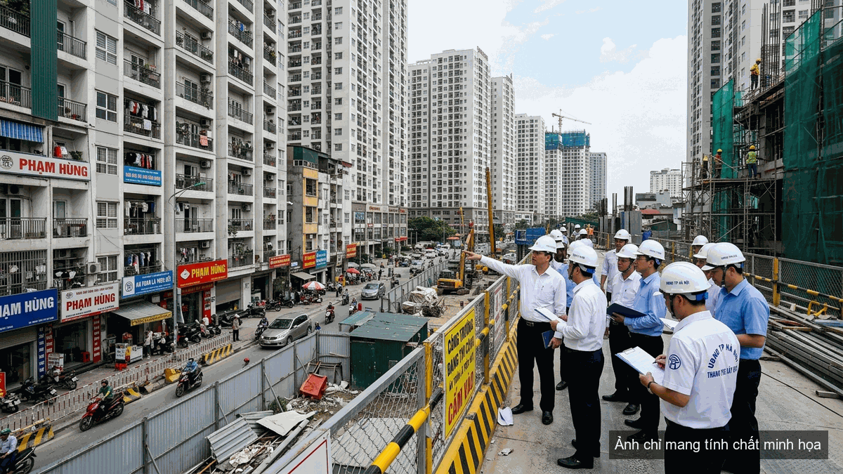 Công tác kiểm tra và rà soát các khu chung cư vi phạm xây dựng tại Hà Nội