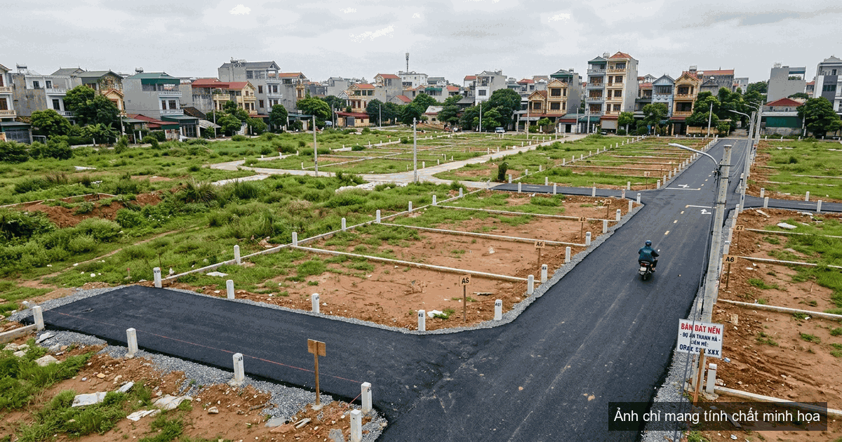Khu đất phân lô đấu giá tại vùng ven Hà Nội với hạ tầng giao thông kết nối hoàn chỉnh