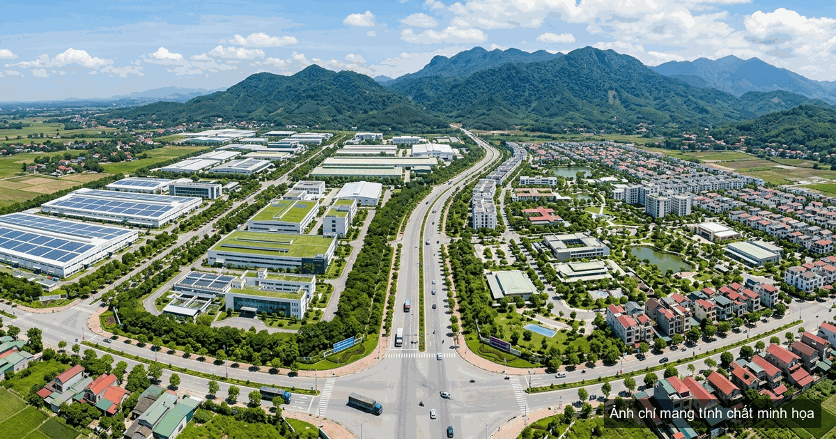 Quy hoạch mạng lưới khu công nghiệp và khu đô thị dịch vụ phụ trợ vùng phía Nam Thái Nguyên