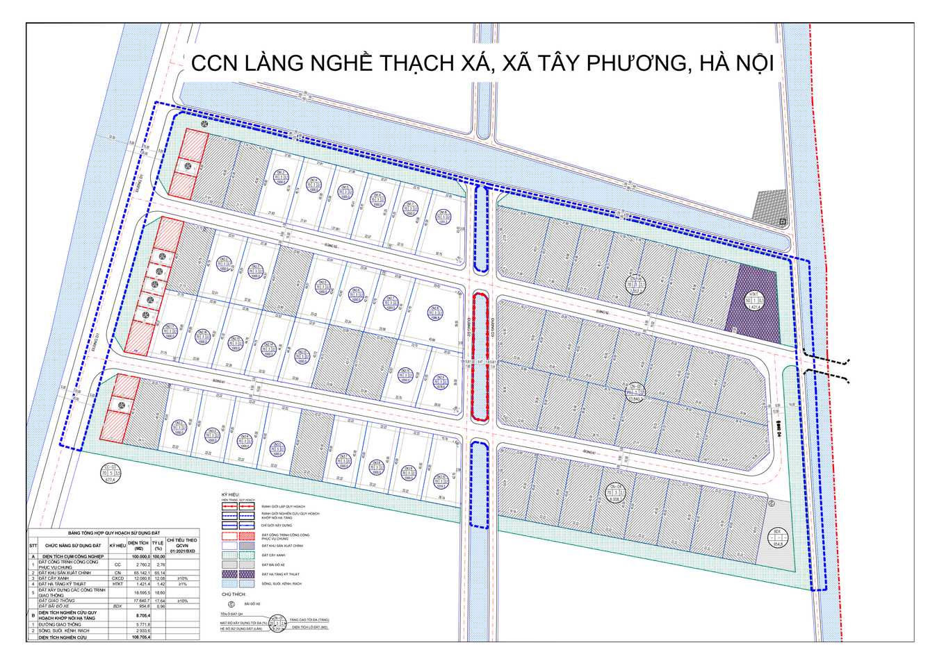 Quy hoạch chi tiết 1/500 căn cứ pháp lý cốt lõi của Cụm công nghiệp Làng nghề Thạch Xá