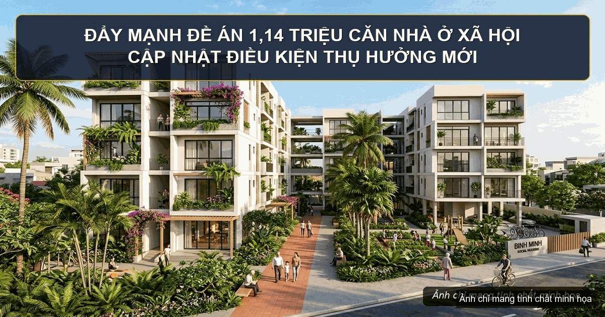 Bộ Xây dựng tăng tốc hoàn thành hơn 158.700 căn nhà ở xã hội năm 2026 và số hóa dữ liệu tiếp cận an cư