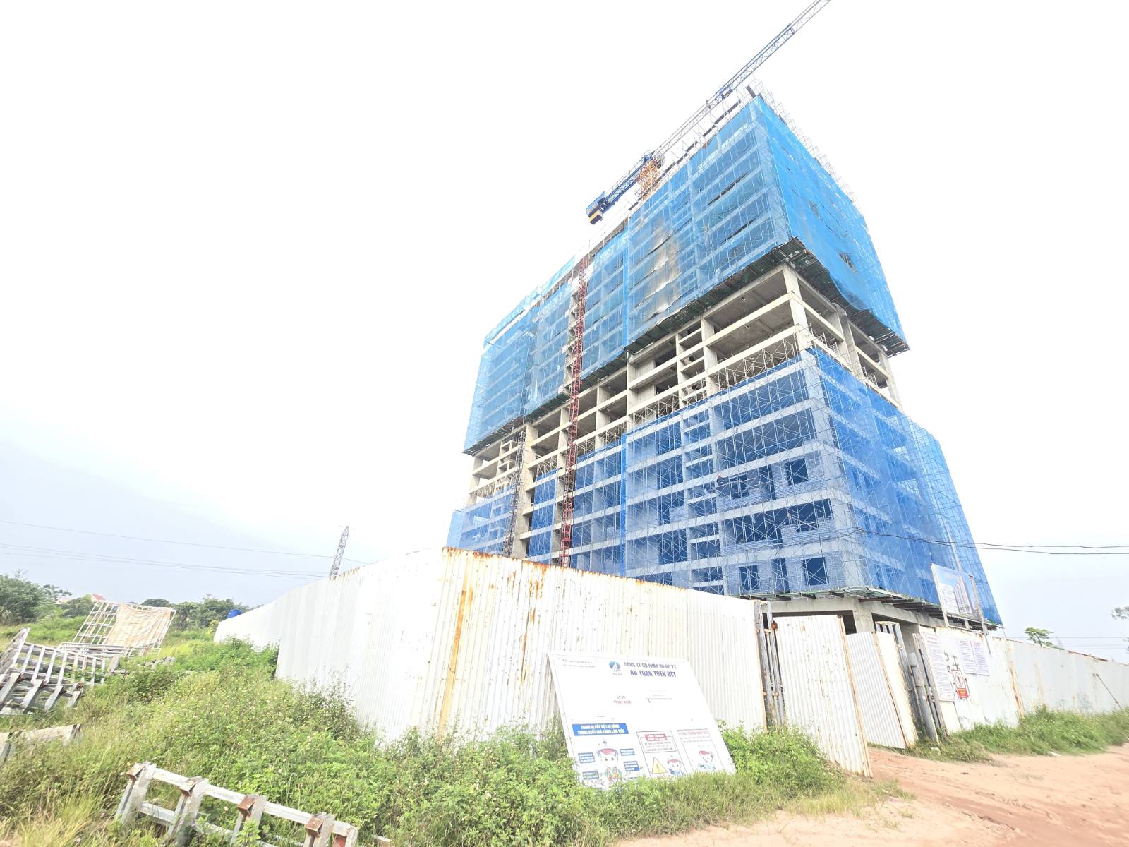 Công tác an toàn lao động và thi công xây thô tòa CT5 NOXH Việt Hàn Capital ngày 23/09/2026