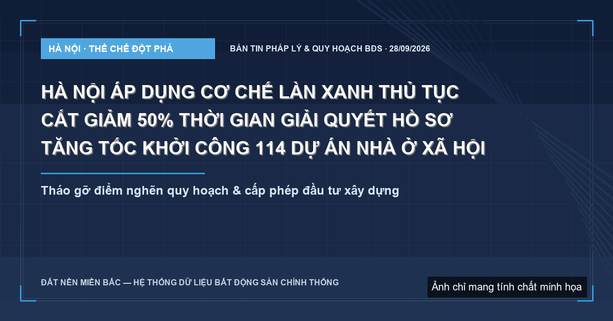 Hà Nội áp dụng cơ chế làn xanh cắt giảm 50 phần trăm thời gian giải quyết thủ tục nhà ở xã hội