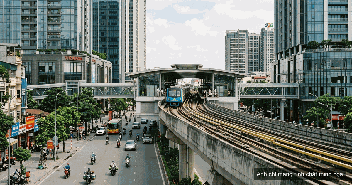Hà Nội triển khai mô hình đô thị TOD phát triển xung quanh các nhà ga đường sắt đô thị