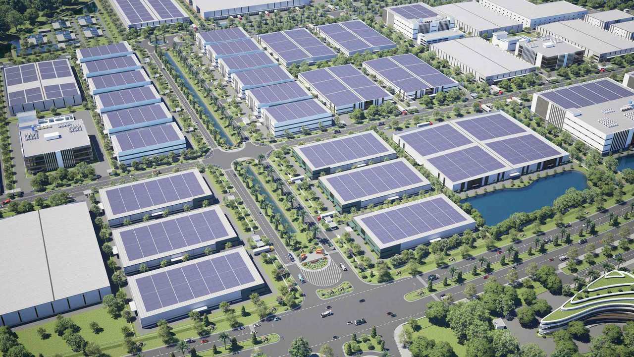 Trục giao thông nội khu 6 làn xe 62-70m KCN Nam Bình Xuyên