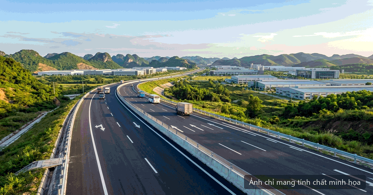 Tuyến đường liên kết Thái Nguyên - Bắc Giang - Vĩnh Phúc chuẩn bị thông xe