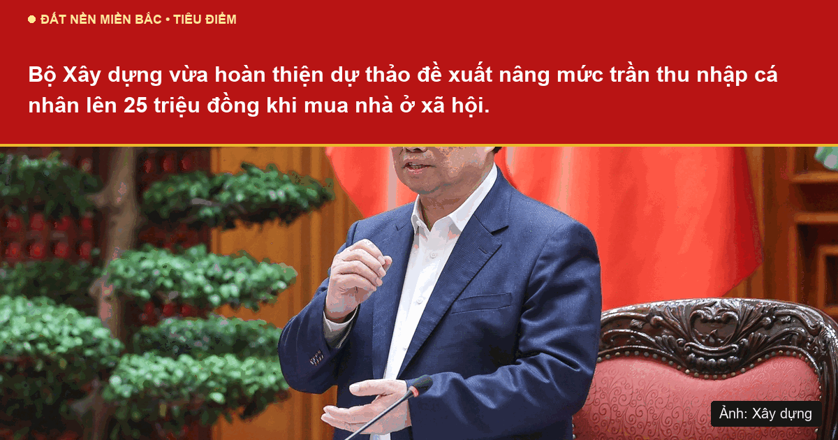 Quy định đề xuất nới trần thu nhập mua nhà ở xã hội năm 2026