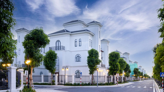 Căn góc biệt thự đơn lập thực tế Green Villas
