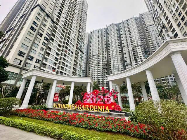 Cổng chào biểu tượng Vinhomes Gardenia