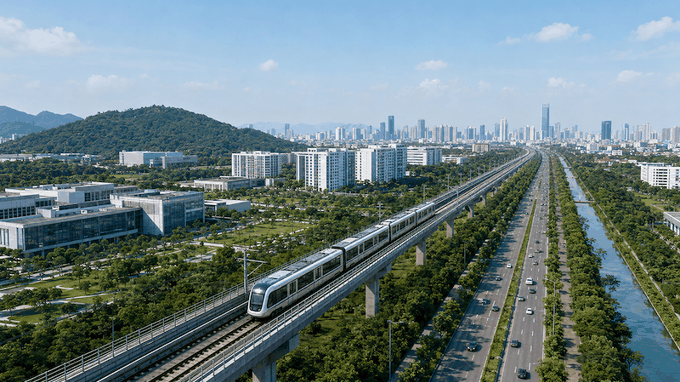 Hiện trạng mặt bằng hướng tuyến metro số 5 đoạn Hòa Lạc