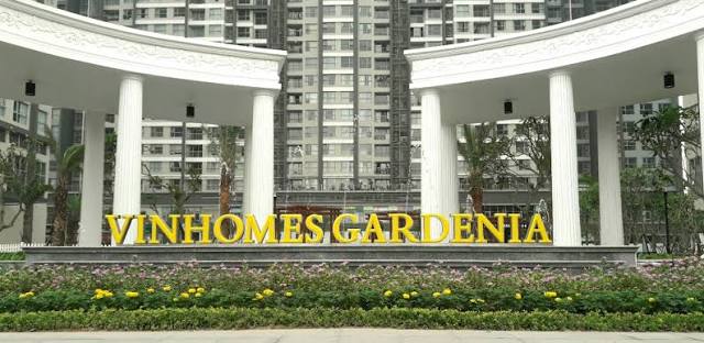 Quảng trường trung tâm khu đô thị Vinhomes Gardenia