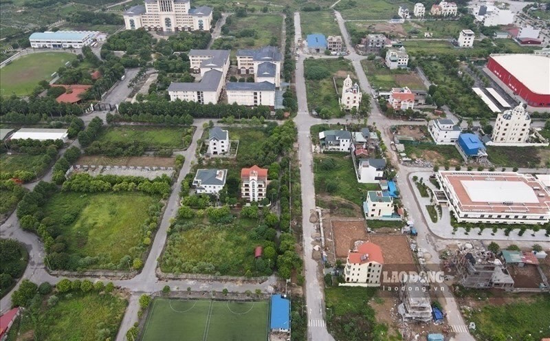 Khu đất phân lô đấu giá và dịch vụ Xuân Phương hạ tầng hoàn thiện