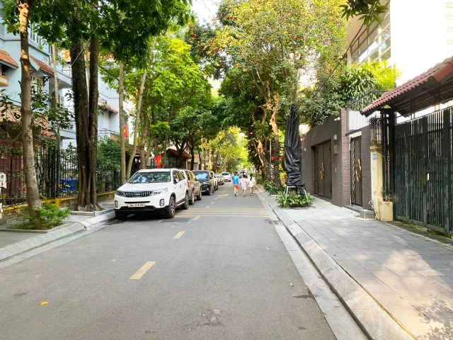 Dãy nhà liền kề Mễ Trì Thượng thực tế