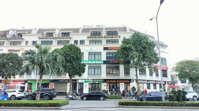 Tuyến phố thương mại sầm uất ven dự án Vinhomes Gardenia Mỹ Đình