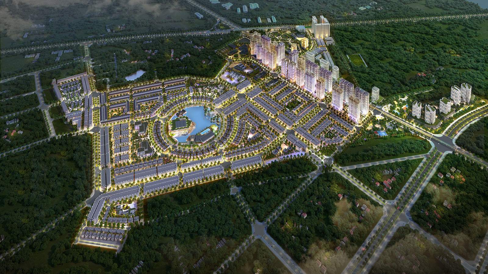 Tuyến phố liền kề đã bàn giao tại Hinode Royal Park
