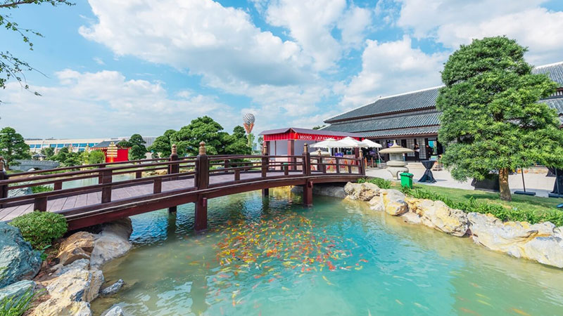 Vườn Nhật Zen Park kế cận Green Villas