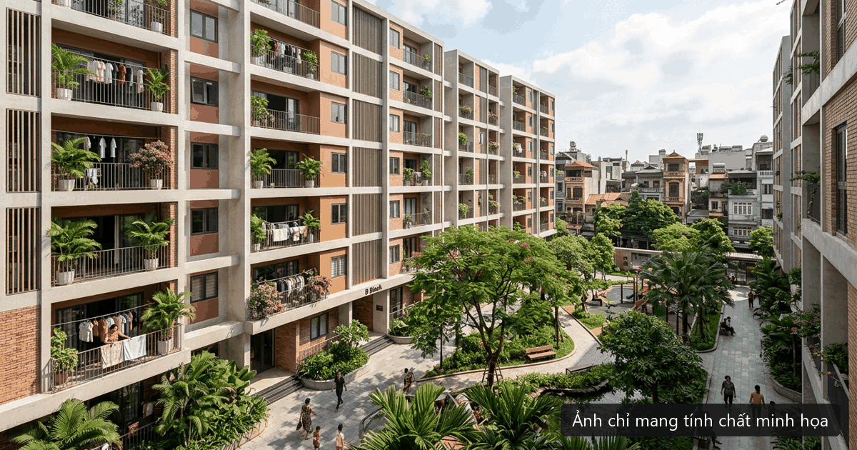 Khu căn hộ nhà ở xã hội và nhà ở cho thuê dành cho người thu nhập thấp năm 2026