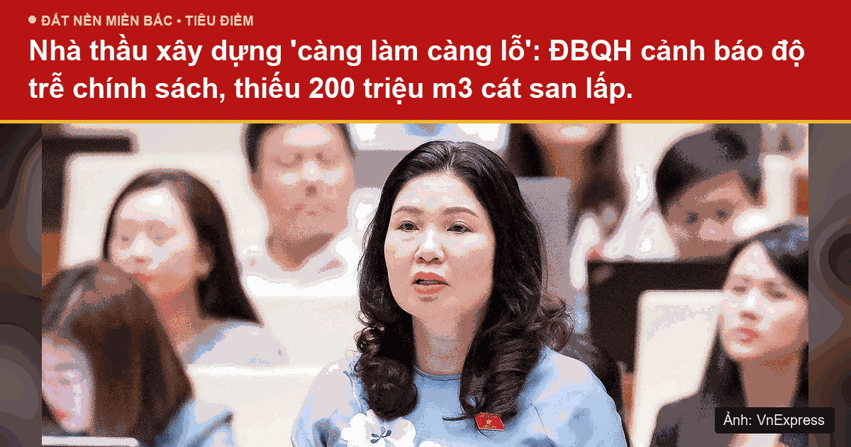 Đại biểu Quốc hội thảo luận về tình trạng nhà thầu xây dựng thua lỗ do đơn giá và thiếu hụt vật liệu