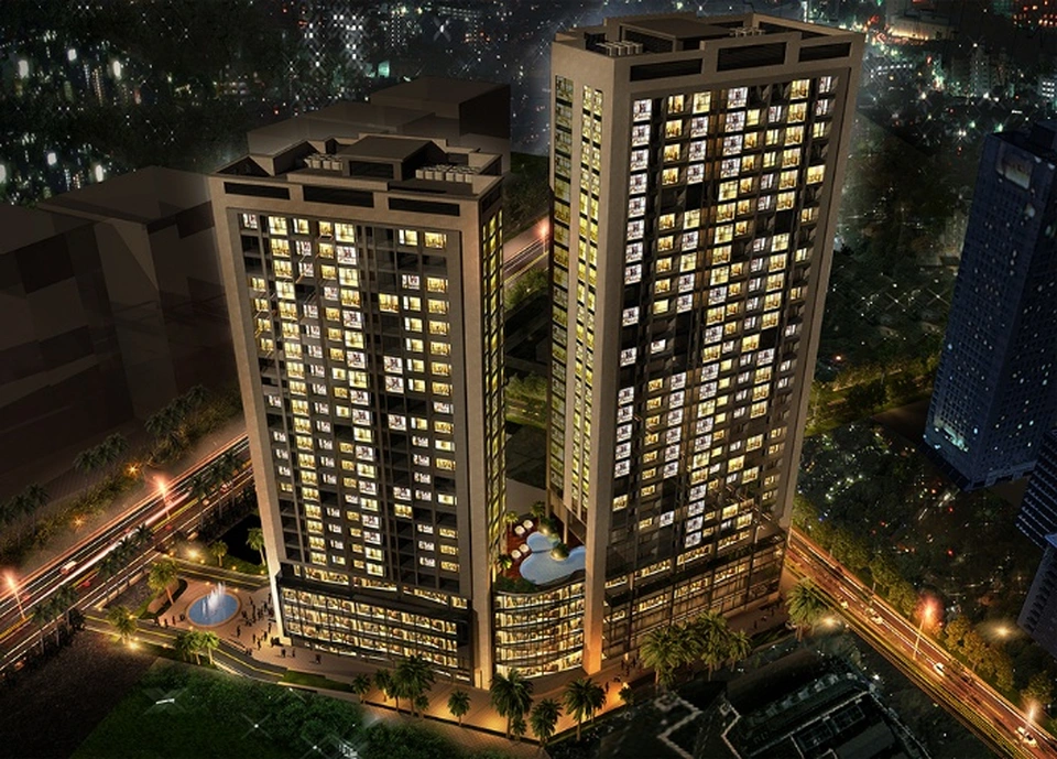 Phối cảnh đêm chung cư The Garden Hill 99 Trần Bình