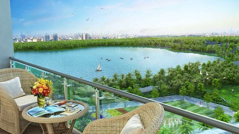 Không gian cảnh quan tiện ích nội khu HD Mon City