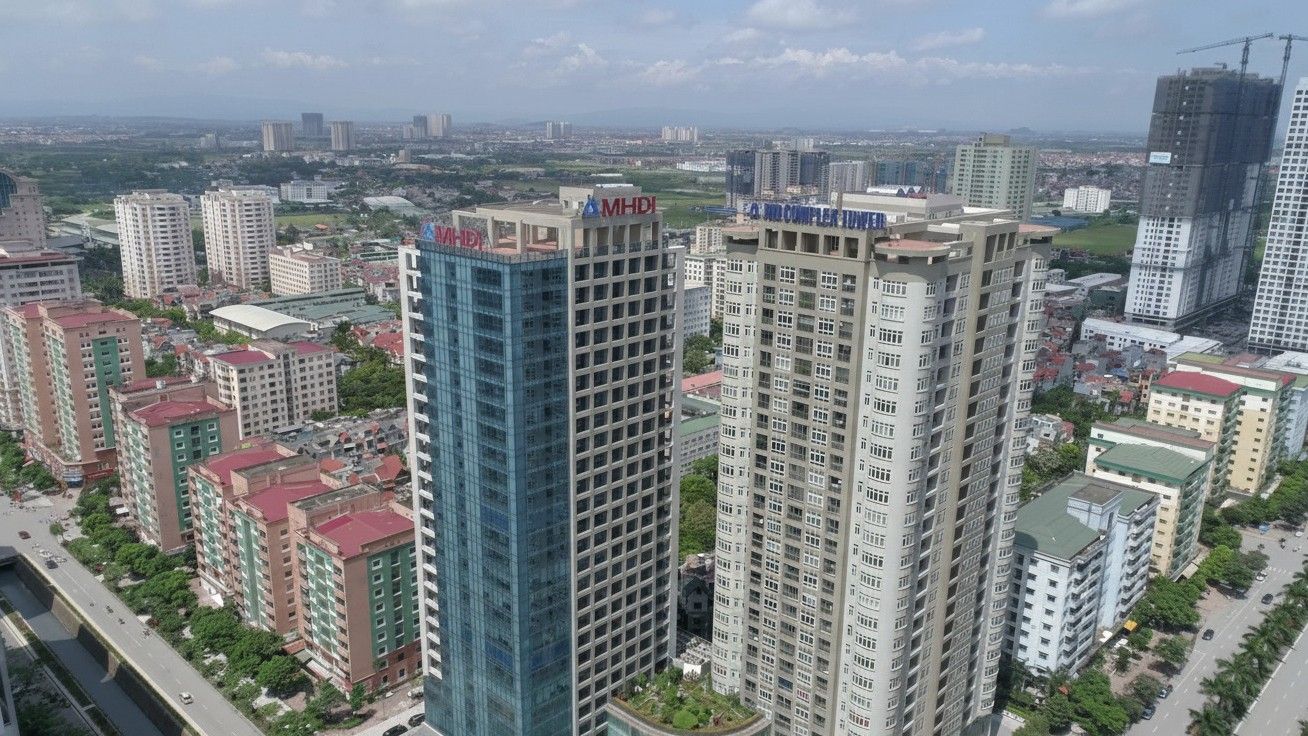 Toàn cảnh liền kề biệt thự KĐT Mỹ Đình 1 và 2