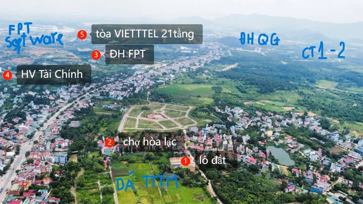 Bán Đất Gần Đại Học Quốc Gia Hòa Lạc: Khu Hợp Ở & Khu Hợp Cho Thuê